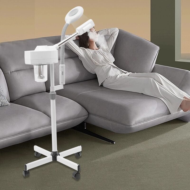 Image of Vaporizer für das Gesicht Vaporizer mit Lupenlampe Dampfgerät für das Gesicht Sauna für das Gesicht