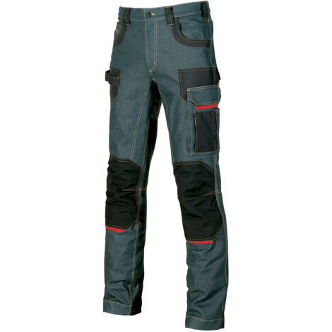 Vaquero de trabajo stretch RUST - Azul 3XL - FR (52) - EU (58)