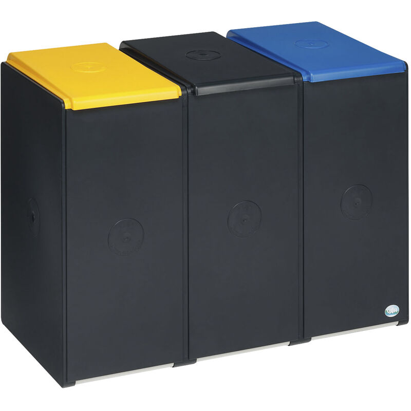 Collecteur de tri en plastique, poste de tri avec bacs de - VAR