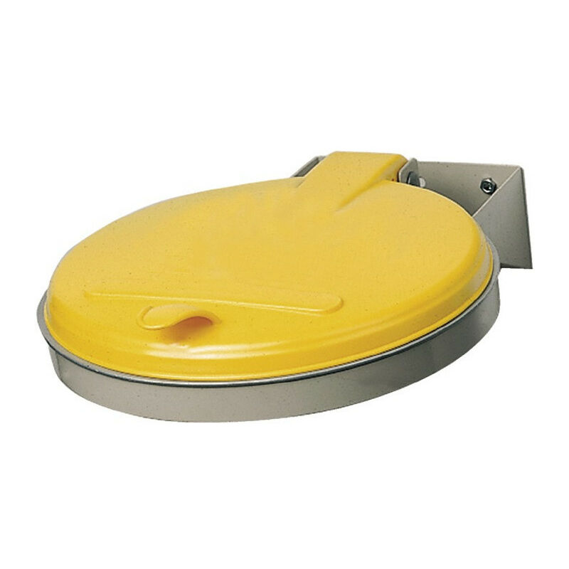 VAR - Pattumiera L400xP510mm 120l coperchio giallo (ks)