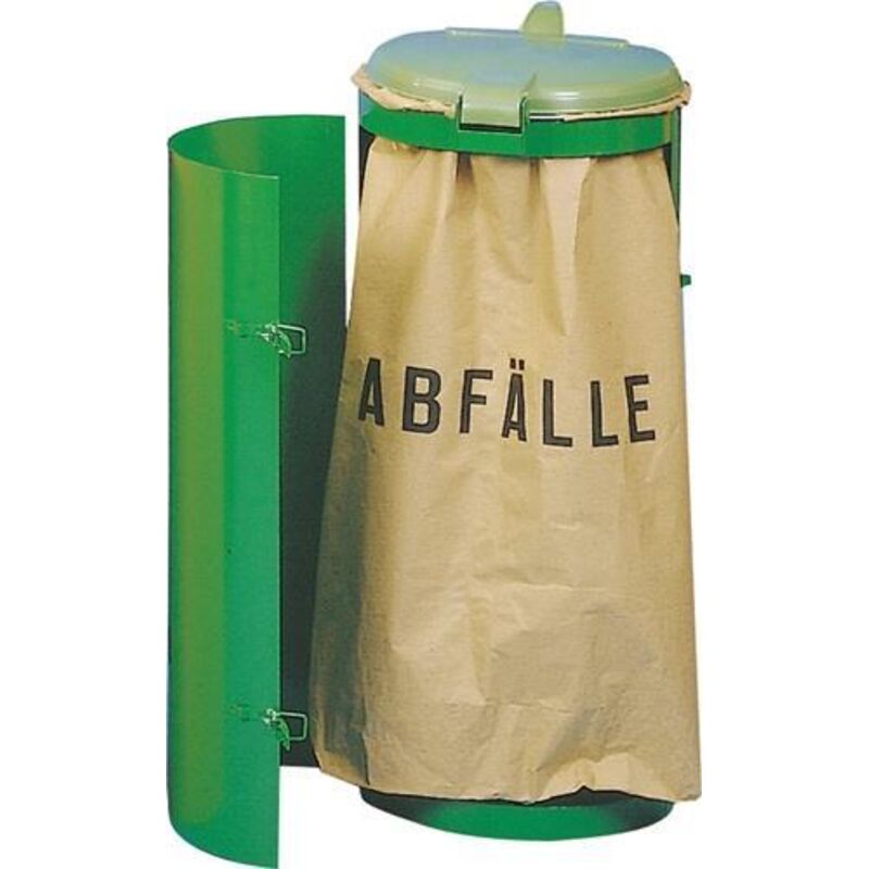 VAR Stahlblech Abfallsammler für 120 l Sack mit Einflügeltür VAR Stahlblech Abfallsammler für 120 l Sack mit Einflügeltür