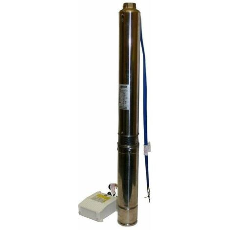 Varan Motors - 4STM3-13 Pompa dell'acqua sommergibile per pozzi profondi e trivellazione, 4 m³/h - 112 m, 1,1 kW