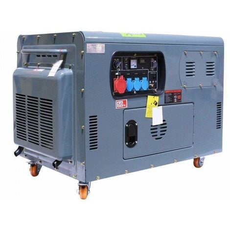 Varan Motors - 92691 Generatore / gruppo elettrogeno Diesel silenziato 12kVa 400V 230V 12V