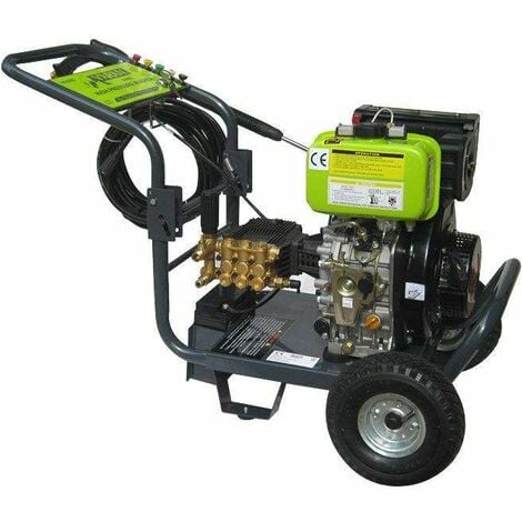Varan Motors - 93002 Idropulitrice Diesel 3000PSI 205 BAR su ruotine. - Grigio