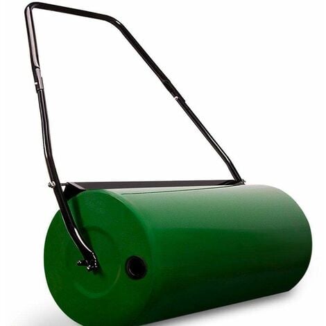 Varan Motors - GRD-ROL Rullo da giardino forte e resistente in acciaio 48L verde riempibile con acqua o sabbia