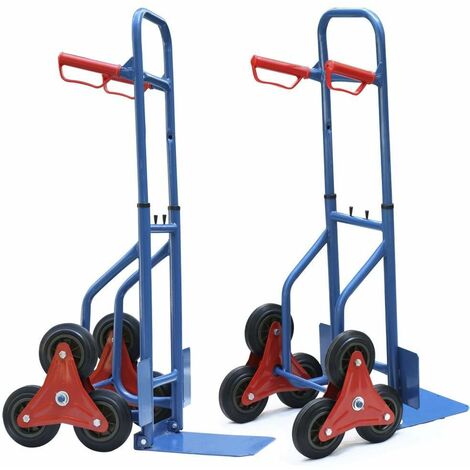 Varan Motors - HT1826 HAND TROLLEY 200KG SACK TRUCK BARROW TRI WHEEL TROLLEY STAIR CLIMBER CART