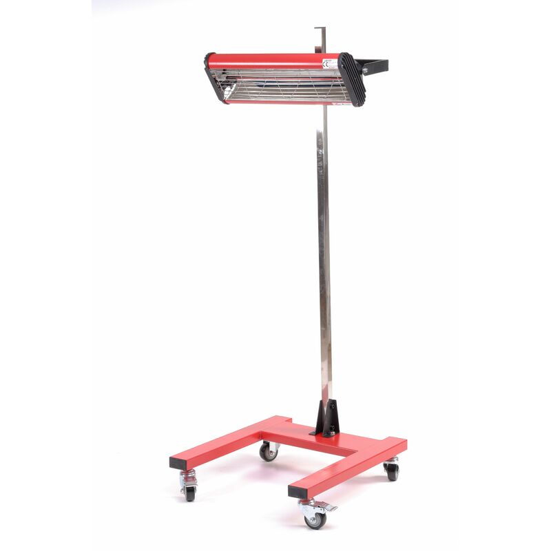 

Varan Motors - 602023 Lámpara de infrarrojos para el secado de carroceria 1100W secador de pintura por infrarrojos 1100W - Rojo