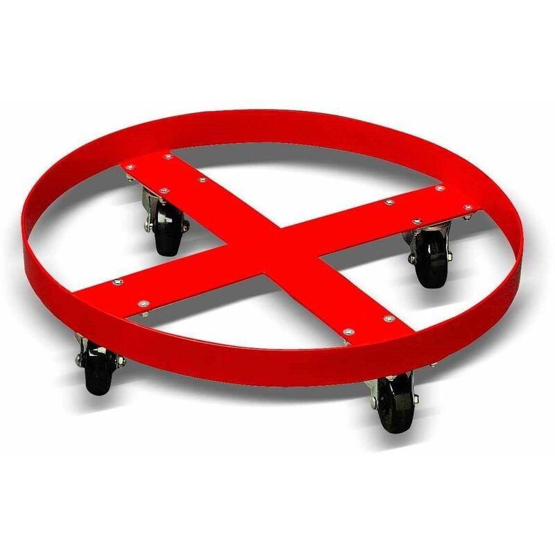 ML620 Rouleur pour fûts en acier de 200 litres, 350kg, chariot à roulettes pour fûts - Varan Motors