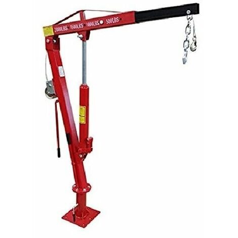 Varan Motors - NEPTC-03 900Kg gru di sollevamento per rimorchio, pick-up, portellone posteriore con verricello