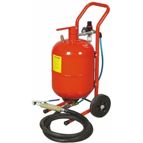 Varan Motors - NESB-01-1 Sabbiatrice da 19 Litri a perle, sabbiatrice portatile