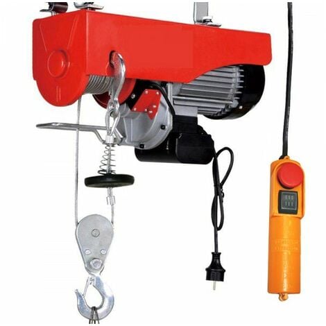 Varan Motors - PA1000M-1300 MONTACARICHI ELETTRICO MONTACARICHI OFFICINA MOTORE 230V 1300W CAVO 12M CARICHI PESANTI