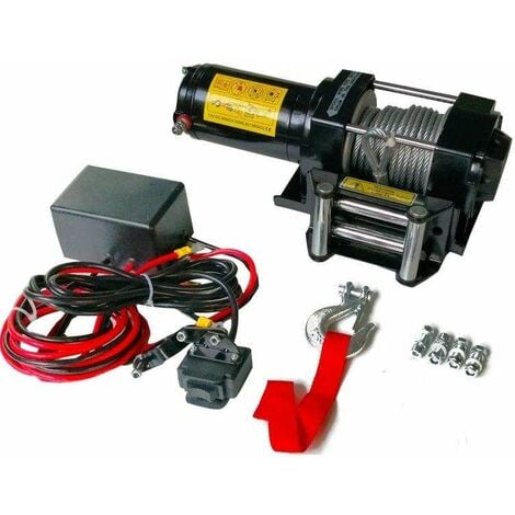 Varan Motors - sc3.0X Verricello elettrico 12V 1360kg,1000W, lunghezza cavo 9,2 m, Ø 5,5mm
