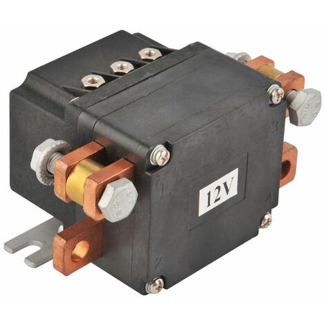 Contattore Relè Solenoide 12V Universale Per Verricello - 6 Terminali, Per Camion E Motori