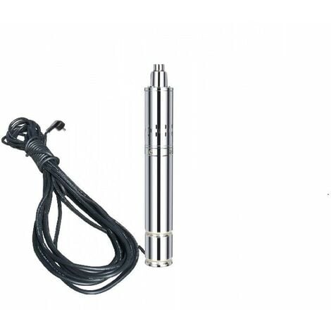 Varan Motors - TSSM08-40-028 Pompa dell'acqua sommergibile per pozzi profondi e trivellazione, 40 m 280W, 0,8 m³/h + 15 m di cavo