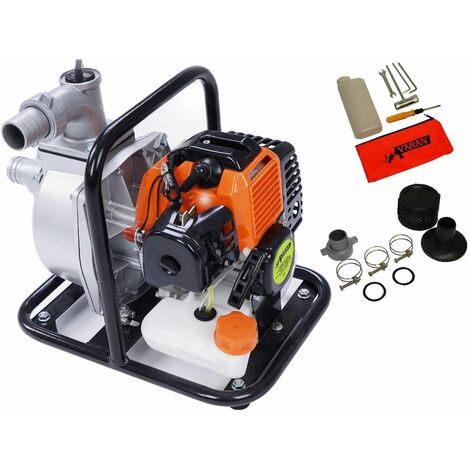 Varan Motors - TT-WP520-15B Motopompa da irrigazione a benzina per stagni e giardini, potenza 3CV, cilindrata 52CC , portata 1500L/H