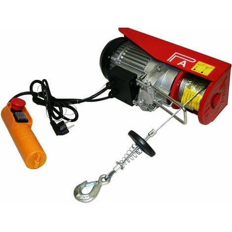 Varan Motors - var-PA400M 400kg MONTACARICHI ELETTRICO MONTACARICHI OFFICINA MOTORE 230V 950W CAVO 12M CARICHI PESANTI