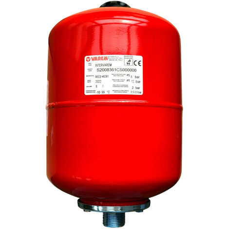 Varem – Réservoir à vessie sphérique 8L – Pression max 8 bars – Vessie remplaçable – Compatible avec pompes de surface et immergées