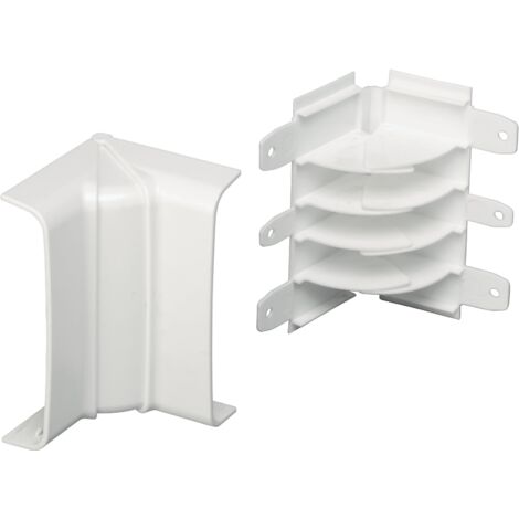 Variabler innenwinkel 70x20 elettrocanali weiß - ec20003