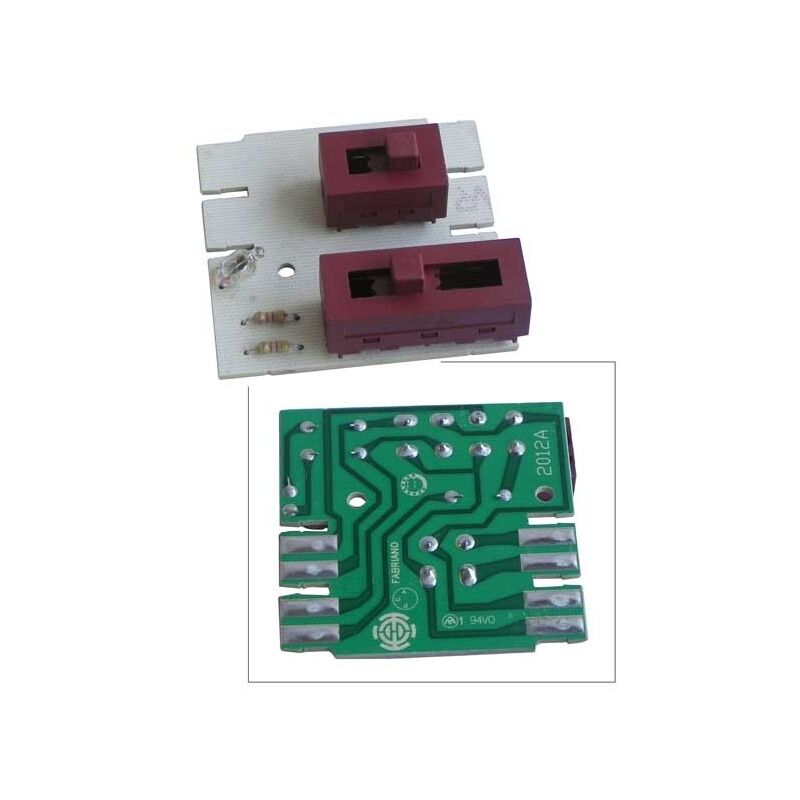 Module electronique + 2 inters pour hotte rosieres