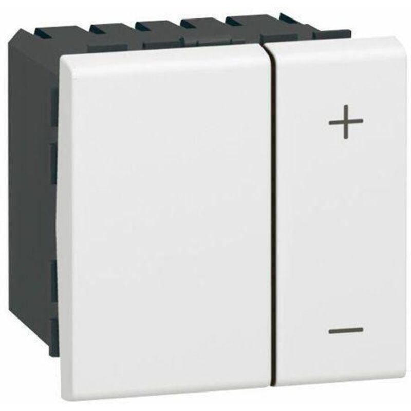 Legrand - 078405 variateur de lumière 2 modules blanc 600 w mosaic