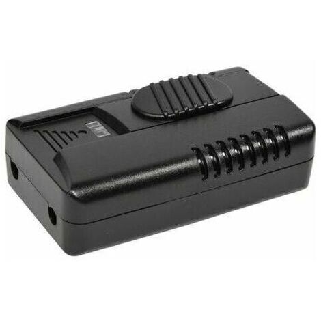 Variateur à pied coulissant 150W 230V noir compatible LED [énergie classe A]
