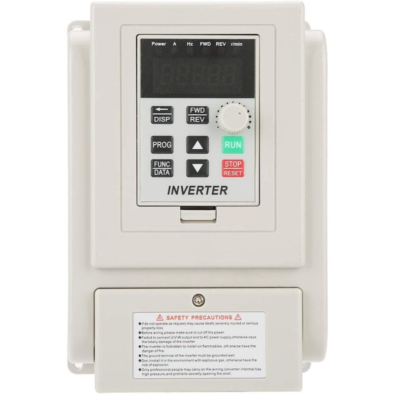 Tonysa - Gistuch Variateur de Fréquence 220V 4KW Convertisseur de vfd Contrôleur Vitesse Moteur ac Entraînement Variable Entrée Monophasé et Sortie