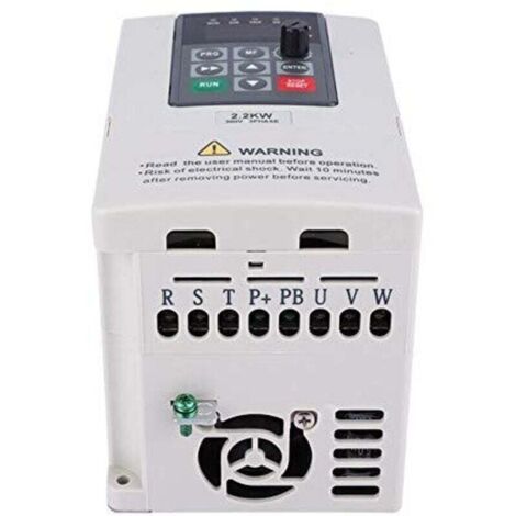 Variateur de Fréquence VFD 380V 2.2KW pour Sortie d'Entrée Triphasée de Contrôle de Vitesse du Moteur,A