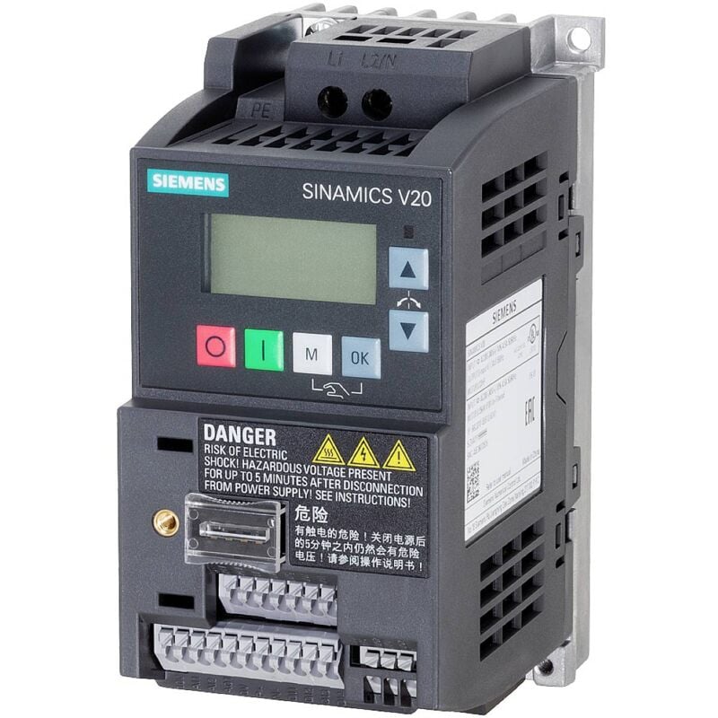 Siemens Convertisseur de fréquence 6SL3210-5BB13-7UV1 0.37 kW 200 V, 240 V D737411