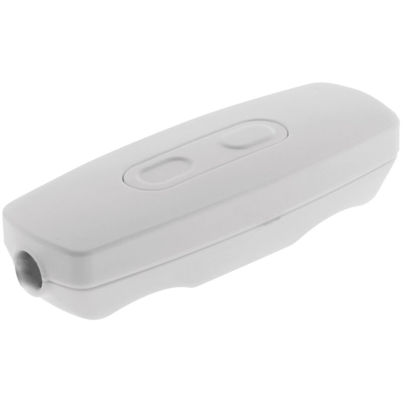 Blanc Variateur de lumi/ère en ligne Dimmer Variateur de lumi/ère rotatif /à cordon en ligne de haute qualit/é pour lampes