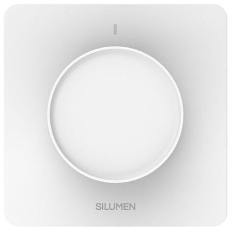Variateur de lumière Wi-Fi rotatif - Blanc - SILUMEN
