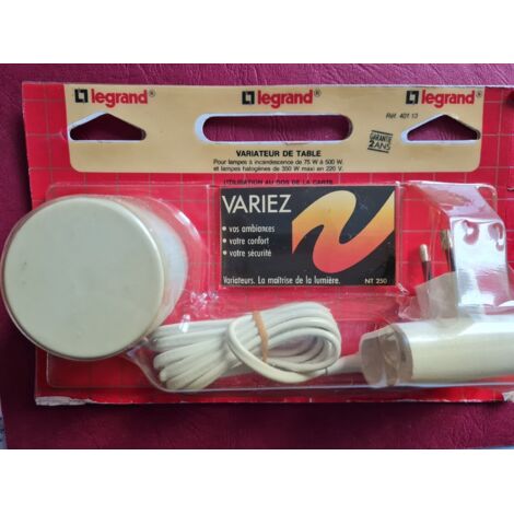 VARIATEUR DE TABLE POUR LAMPES LEGRAND 401 13