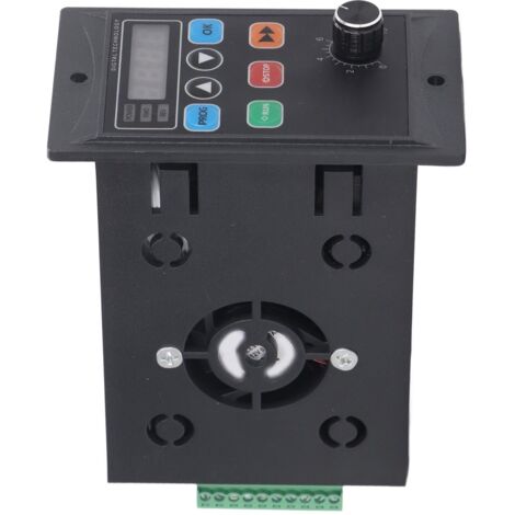 Variateur de vitesse 120W monophasé 176‑264V, sortie triphasée 0‑220V avec écran LED