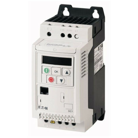 Variateur de vitesse DC1 1115V/3230V 2,3A 0,5kW IP20 000185765 EATON DC1 1D2D3NN A20CE1