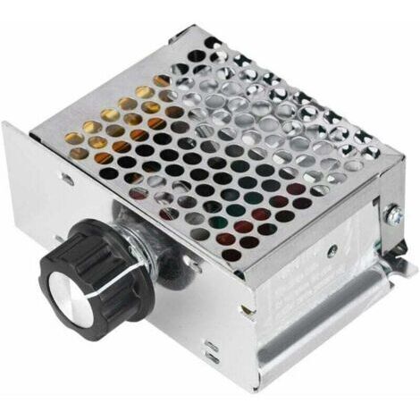 Variateur de vitesse pour moteur 220 V, régulateur de tension CA 4000 W, plage de tension réglable de 10 V à 220 V