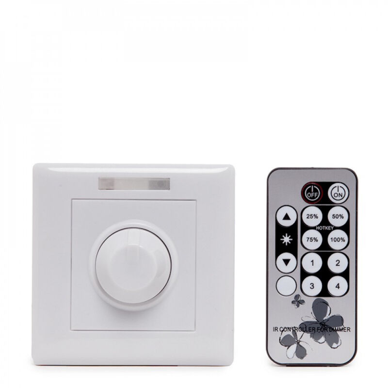 Variateur led 12-24VDC ► 96-192W Télécommande