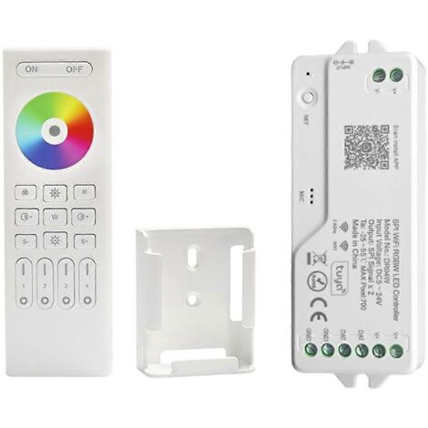 Variateur LED DR04W compatible avec Google Home et Alexa - Blanc