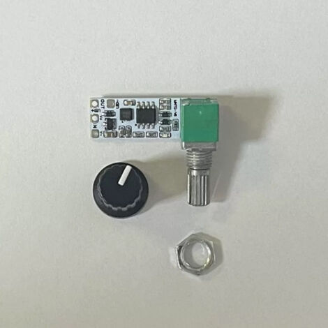 Variateur miniature LED, bande lumineuse à tension constante, éclairage d'appoint pour la diffusion en direct de microscopes, petite lampe de bureau, potentiomètre à bouton, module à variation continu