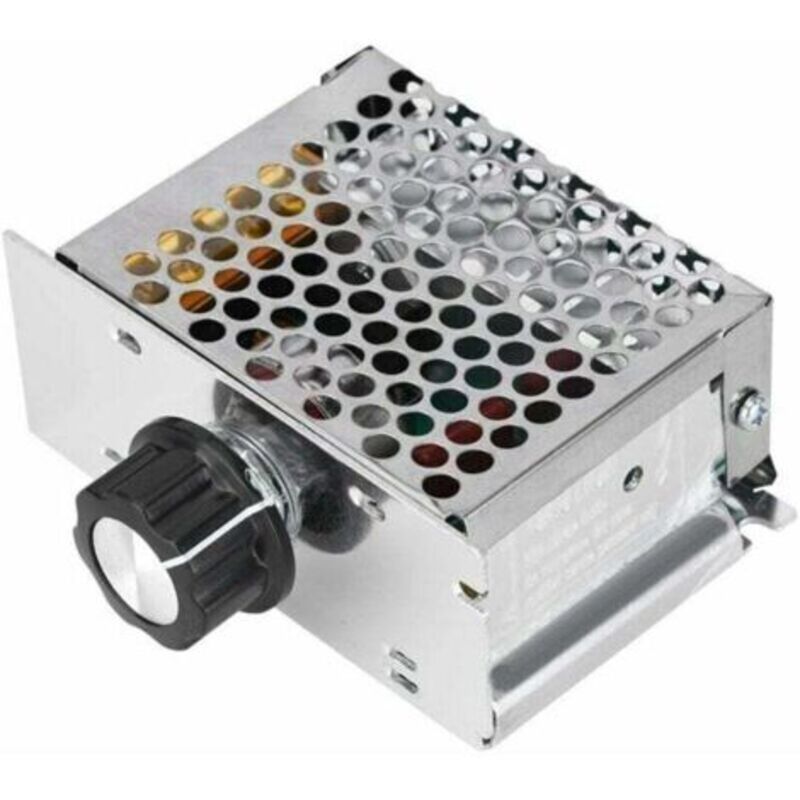 Jalleria - Variateur pour Moteur 220V, Régulateur de Tension ac 4000W, Régulateur de Vitesse pour Moteur électrique Variateur, Plage de Tension
