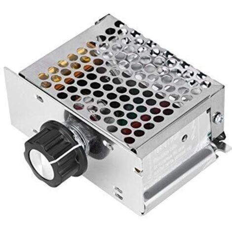 PECCPLNOM Variateur pour Moteur 220V, Régulateur de Tension AC 4000W, Variateur de Tension 220V, Variateur de Vitesse pour Moteur, Régulateur de Vitesse pour Moteur électrique Variateur