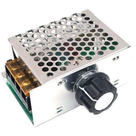 Variateur pour Moteur 220V, Régulateur de Tension AC 4000W, Variateur de Tension 220V, Variateur de Vitesse pour Moteur, Régulateur de Vitesse pour Moteur électrique Variateur,