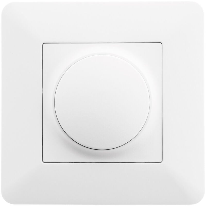 Blanc Variateur de lumi/ère en ligne Dimmer Variateur de lumi/ère rotatif /à cordon en ligne de haute qualit/é pour lampes