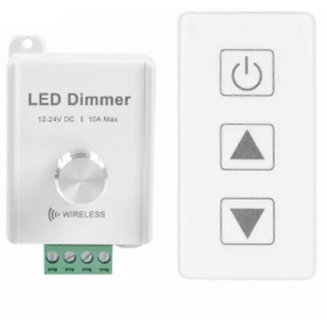 Variateur sans fil DC12V-24V 10A avec télécommande tactile pour une seule couleur (r1)