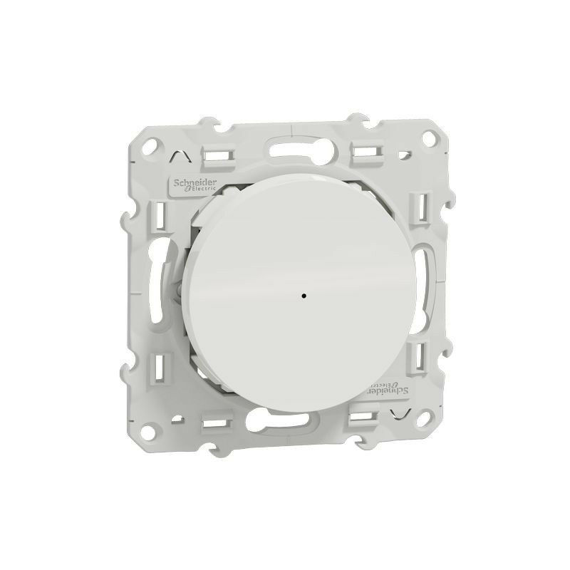 Wiser Odace - variateur poussoir - 2 fils - zigbee - blanc (S520522W)