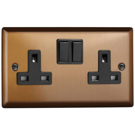 Varilight Urban Brushed Bronze Socket - XY5BBZ