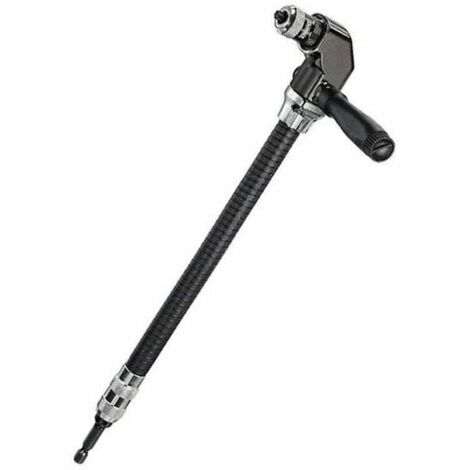 Varilla de extensión angular para destornillador de 1/4 de pulgada
