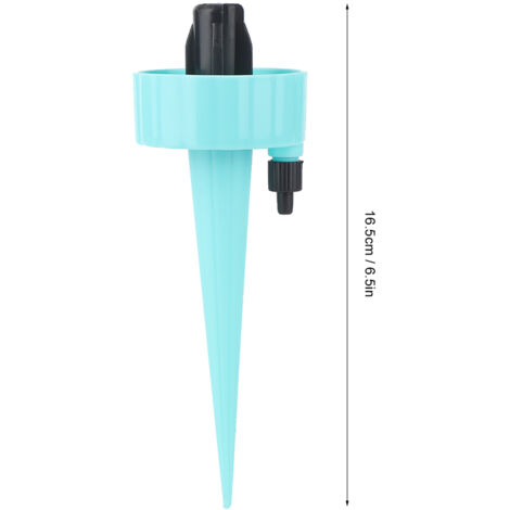 Varilla de riego automática – Sistema de riego por goteo para plantas y flores, jardín, balcón, hogar – Juego de accesorios, herramienta de PP, 16,5 cm, azul