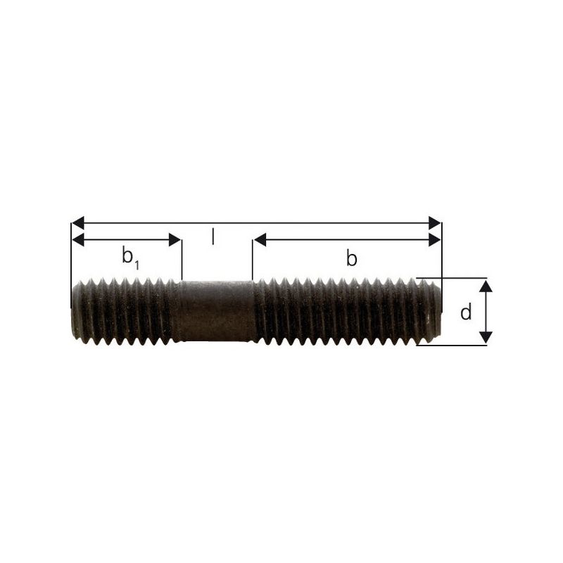 

Forum - Varilla roscada, materiales : tratado para clase de resistencia 10.9, Ø de Rosca x Largo d x l M12 x 100 mm, Largo Rosca b 63 mm