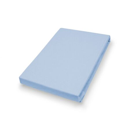 Vario Jersey-Spannbetttuch bluesky, 100 x 200 cm Spann-Bettlaken
