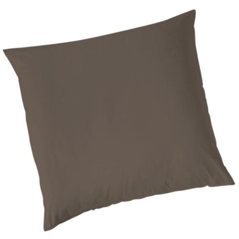 Vario Kissenbezug Jersey dunkelbraun, 80 x 80 cm Dekokissen