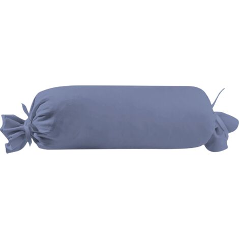 Vario Kissenbezug Jersey für Nackenrolle, blau, 15 x 40 cm Bettwäsche
